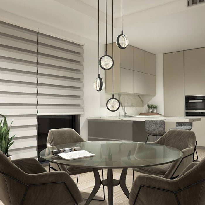 PDT4-AVC-HD2BL Avalon 4-lt 12" LED Pendant, CCT