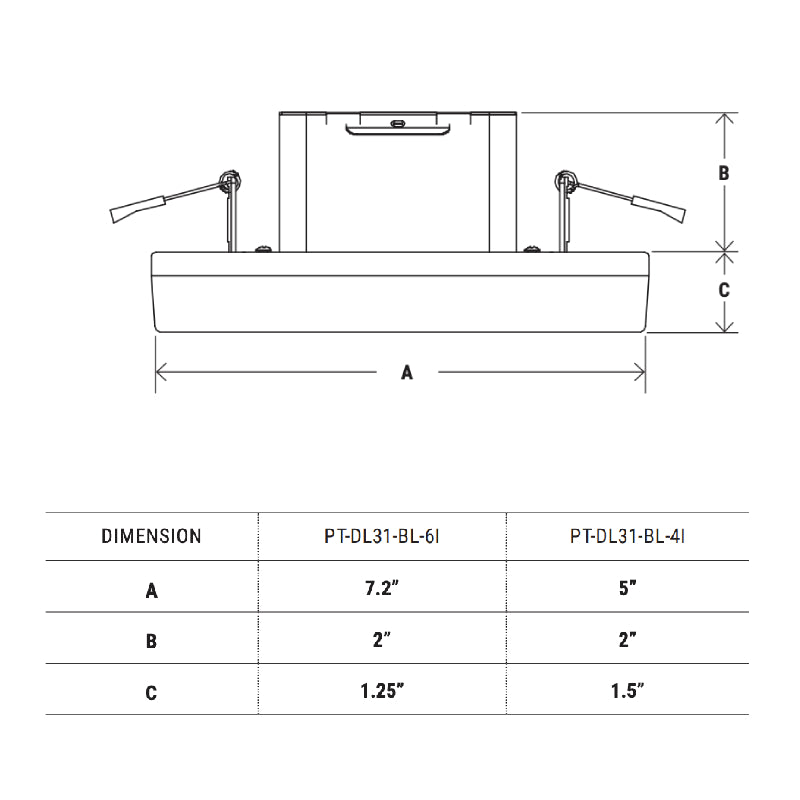 4" Back-Lit 3in1 Surface Mount with CCT Selector