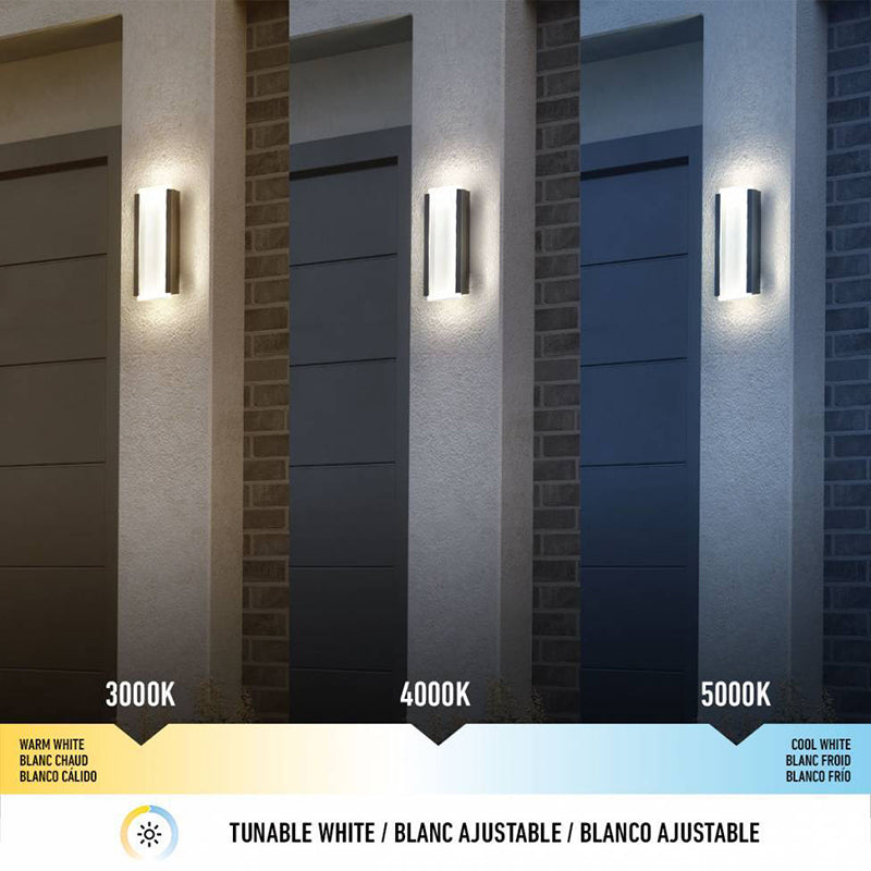 OUT-BDC-HD2BL Blade 14" Tall LED Outdoor Wall Light, CCT