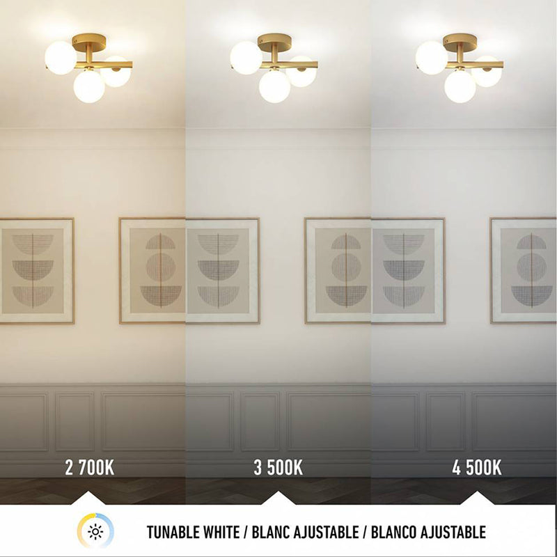 FM-BLC Bloom 3-lt 13" LED Flush Mount, CCT