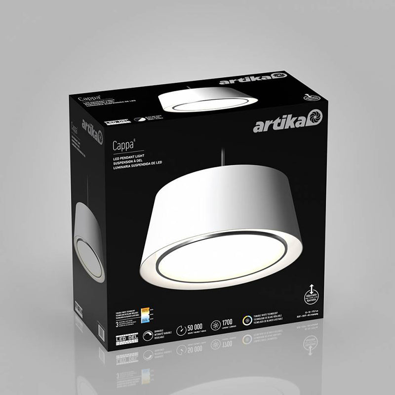 PDT-CPC-WT Capa 1-lt 21" LED Pendant, CCT