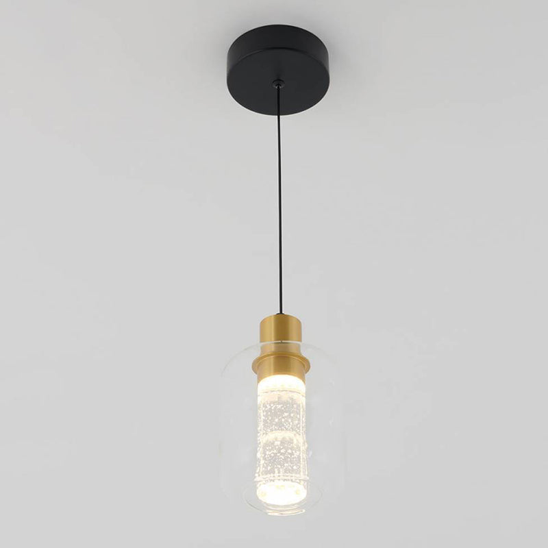 PDT1-CG Champagne Globe 1-lt 5" LED Pendant