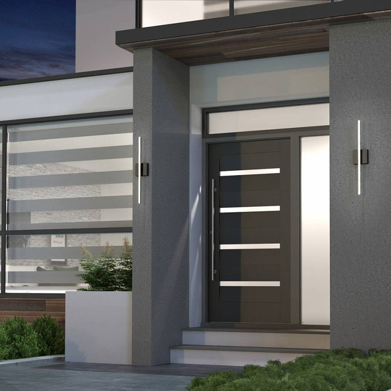 21OUT-DLC-BLJ Delta 1-lt 22" Tall LED Wall Light, CCT