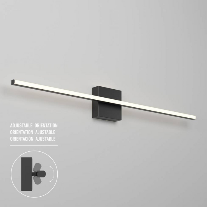 36OUT-DLC Delta 1-lt 36" Tall LED Wall Light, CCT