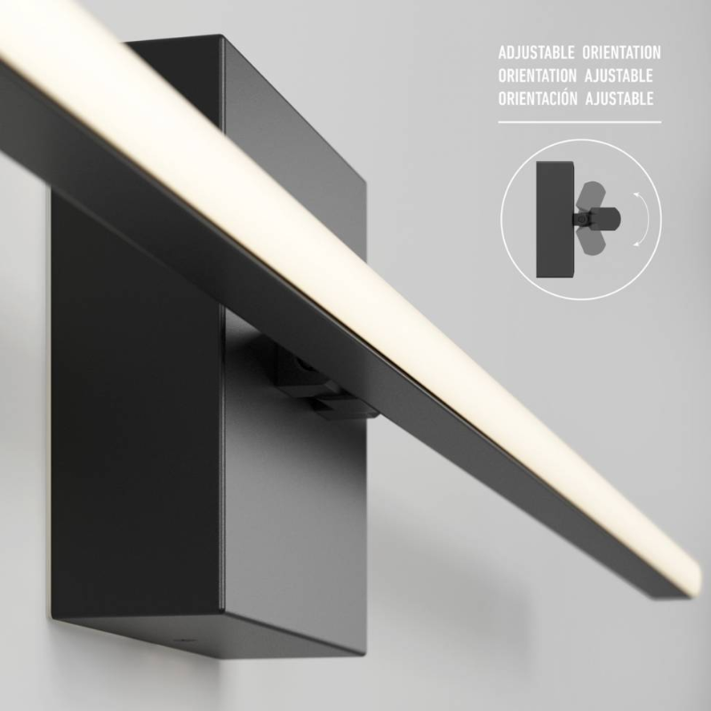 36OUT-DLC Delta 1-lt 36" Tall LED Wall Light, CCT