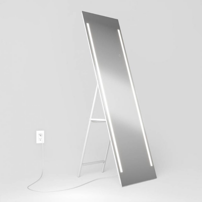 DMIRP-EMC Emeraude 60" x 20" Rectangle LED Floor Mirror