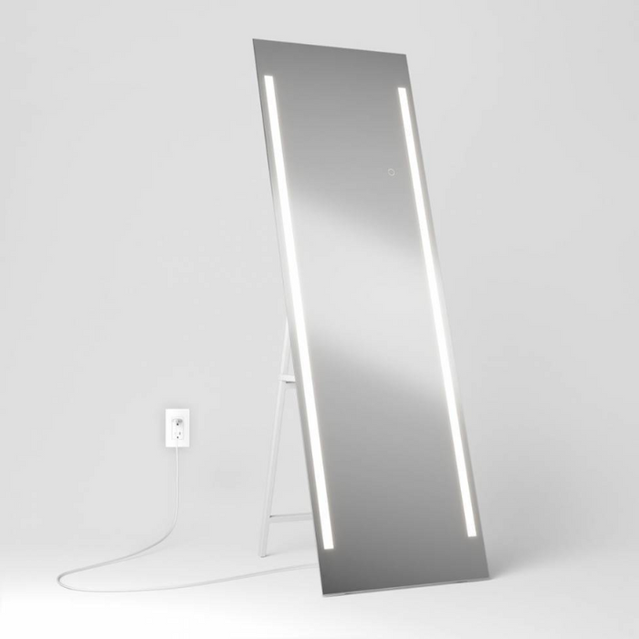 DMIRP-EMC Emeraude 60" x 20" Rectangle LED Floor Mirror