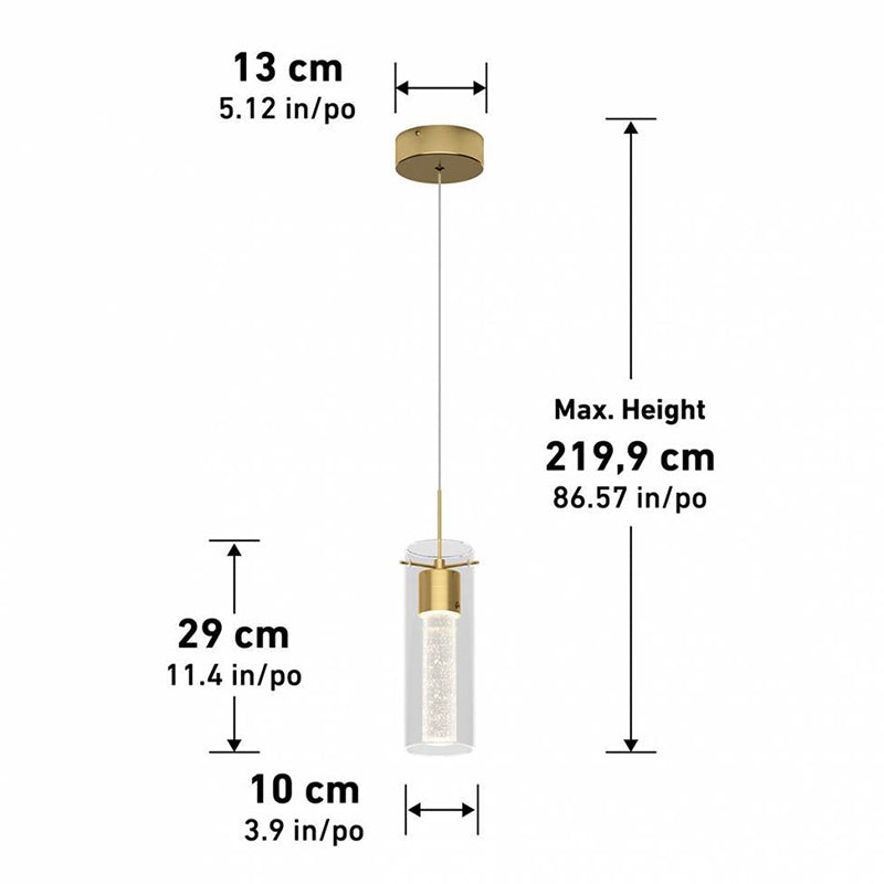 OME1LB-GD Essence 1-lt 5" LED Pendant