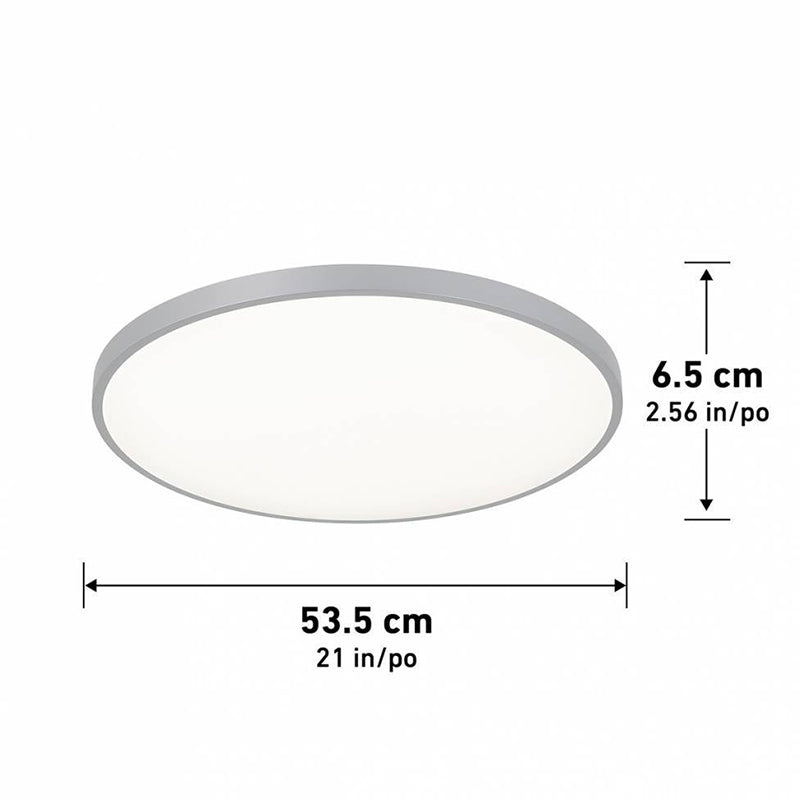 CL-ERR Europa 1-lt 21" LED Flush Mount with Remote, CCT