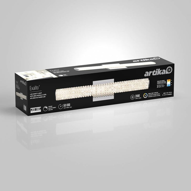 VAN-EXC-CR Exalto 1-lt 27" LED Vanity, CCT