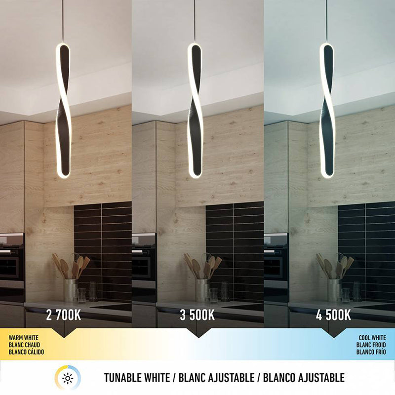 PDT1-FIC-HD2BL Finley 1-lt 5" LED Pendant, CCT