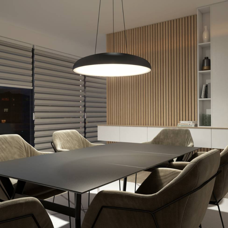 PDT-FL Flint 1-lt 24" LED Pendant, CCT