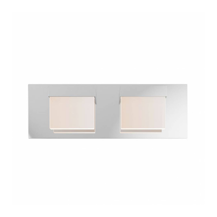 VAN2-FC Frosted Cube 2-lt 15" LED Wall Sconce