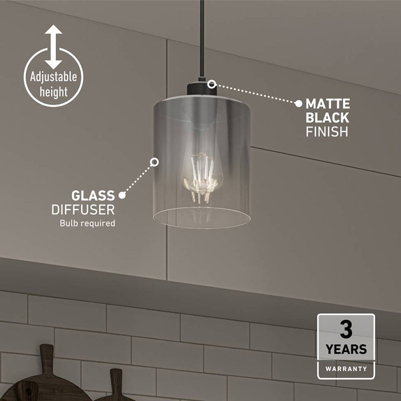 PDT1-HZ-BL Haze 10-lt 6" LED Pendant