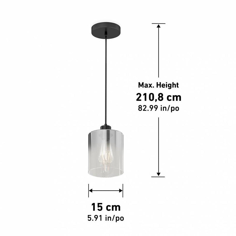 PDT1-HZ-BL Haze 10-lt 6" LED Pendant
