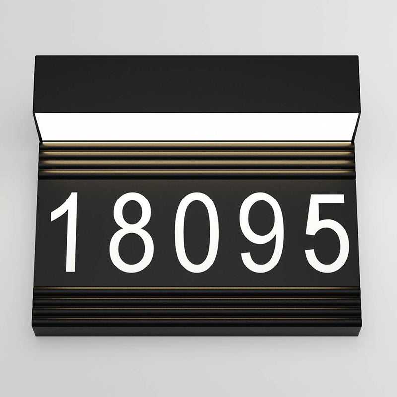 OUT-HA-MB Headline 1-lt 10" LED Adress Outdoor Wall Sconce