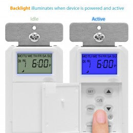 Enerlites HET01-H1 Astronomic Digital In-Wall Programmable Timer Switch