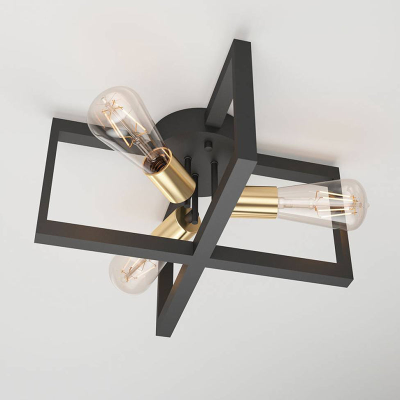 FM-HLT Holt 3-lt 15" LED Flush Mount