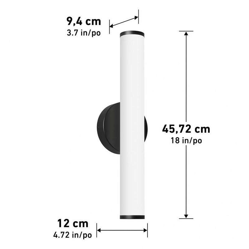 18SCO-KA-BL1710V-JA Kalio 1-lt 18" Tall LED Wall Sconce