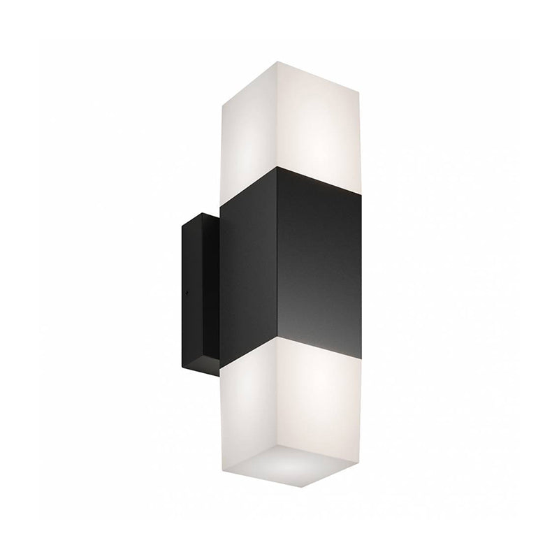 OUT-LEC-SS Lennox 12" Tall LED Outdoor Wall Light, CCT