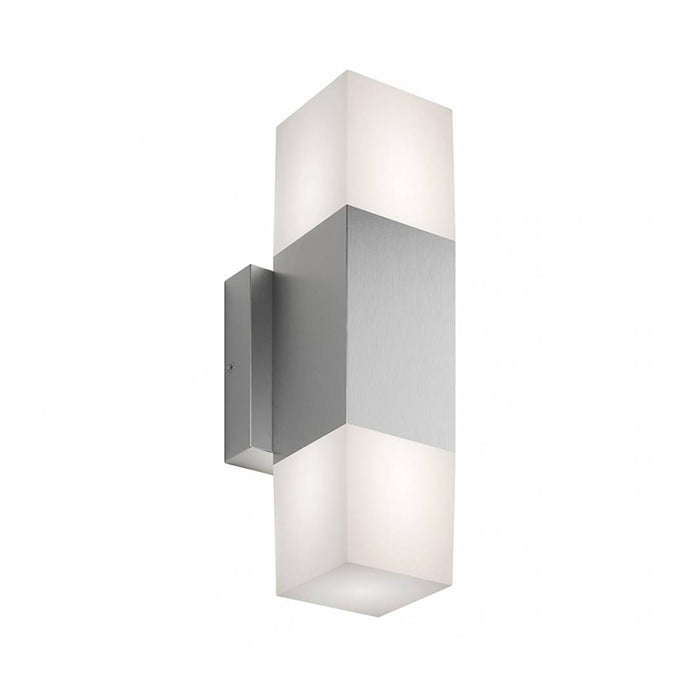 OUT-LEC-SS Lennox 12" Tall LED Outdoor Wall Light, CCT