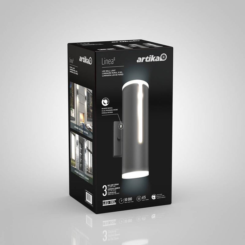 OUT-LIN-C1 Linea 11" Tall LED Outdoor Wall Light