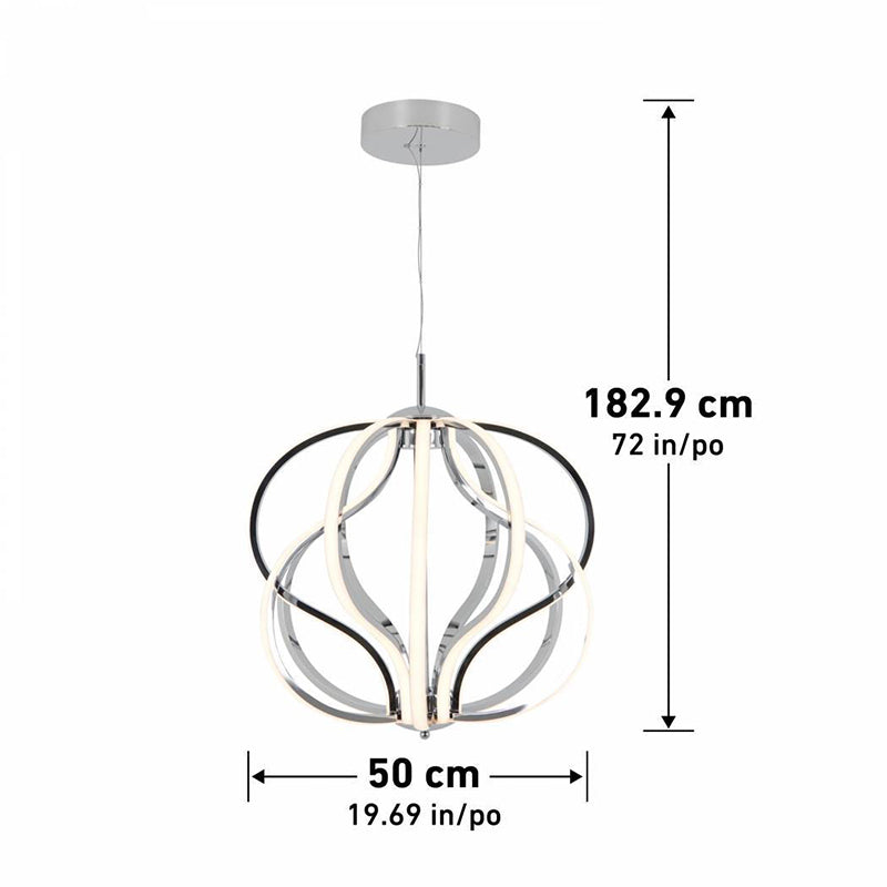PDT-MD-HD Meridian 1-lt 20" LED Pendant