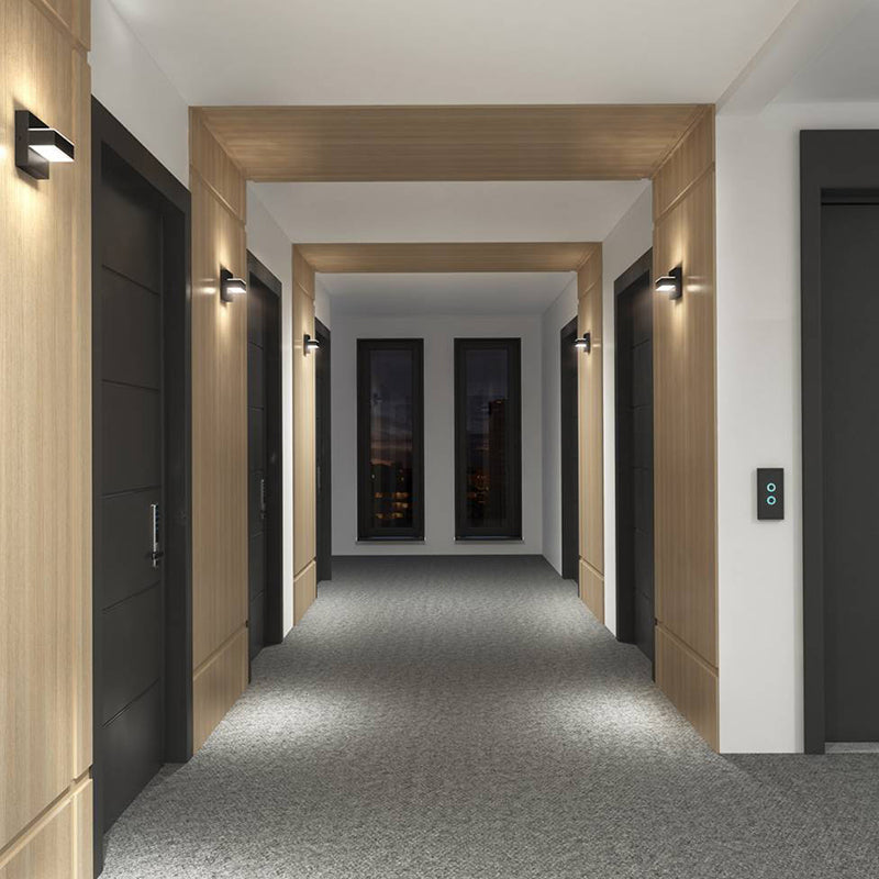 OUT-ME-MB Mezzo 5" Tall LED Outdoor Wall Sconce, CCT