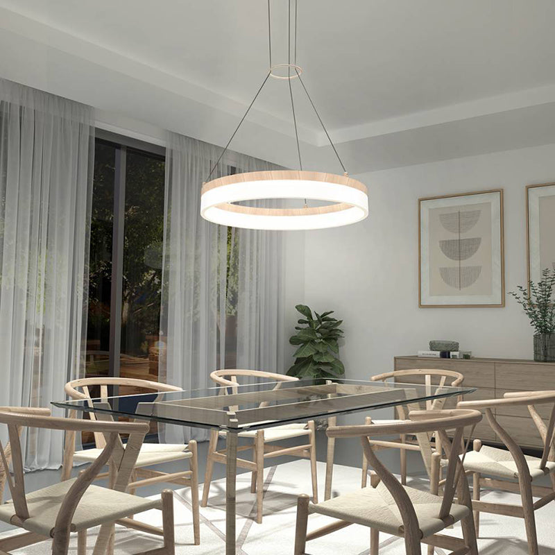 RG25WC-WD Optical 1-lt 20" LED Pendant, CCT