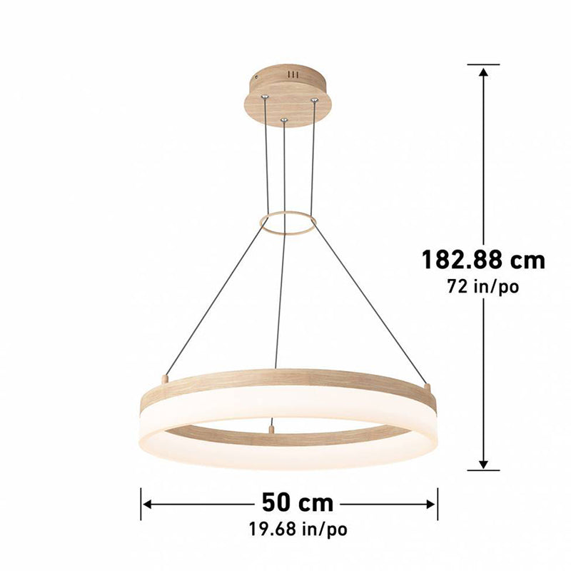 RG25WC-WD Optical 1-lt 20" LED Pendant, CCT
