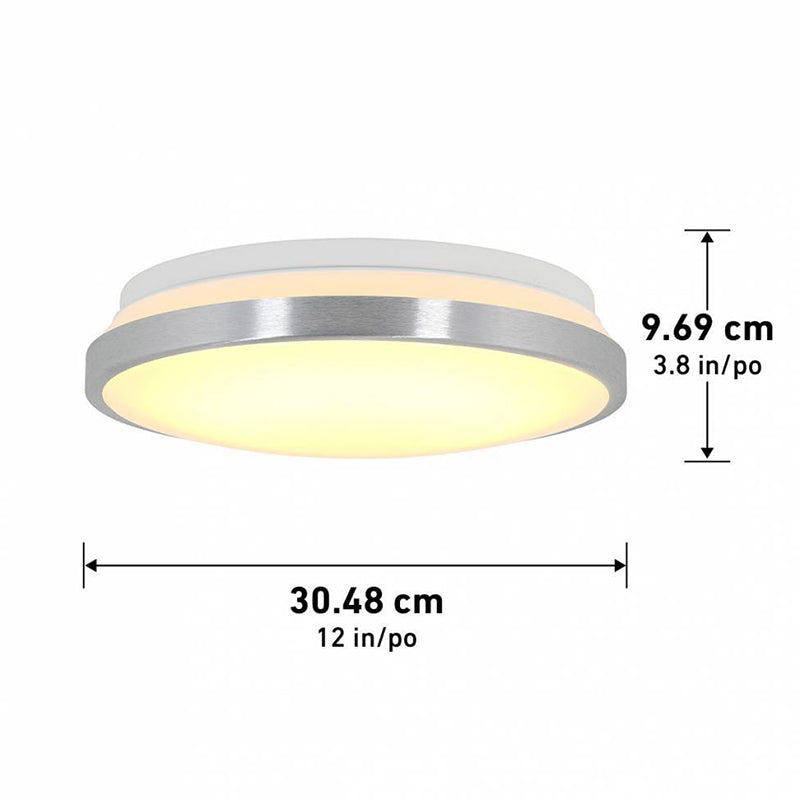 FM-ORA Orion 1-lt 12" LED Flush Mount