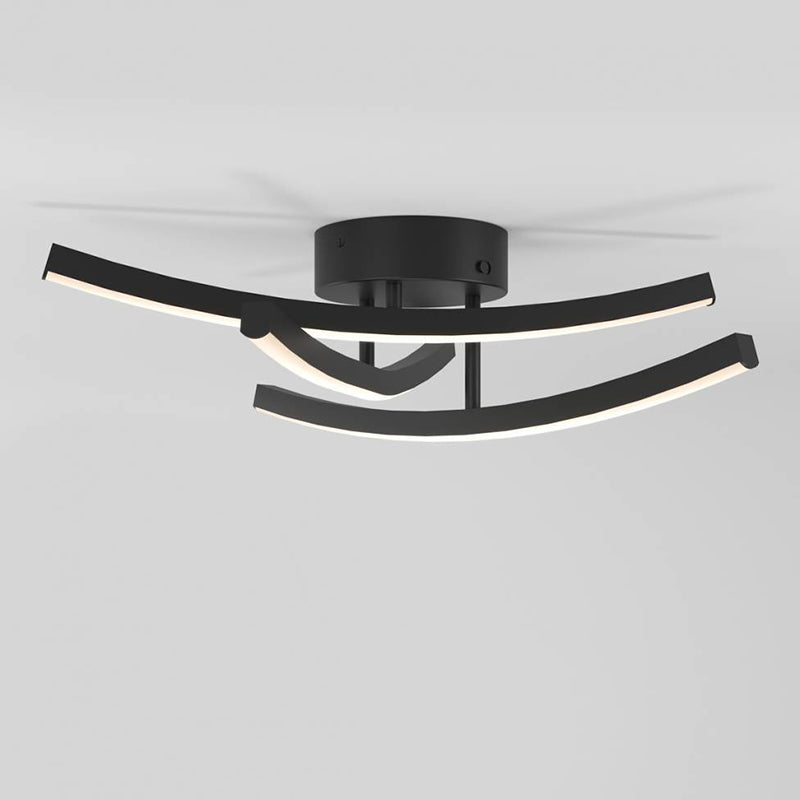 FM-OYC-BL Orly 1-lt 18" LED Flush Mount, CCT