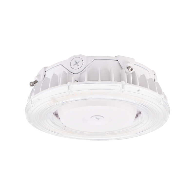 PT-CAS1 55W/65W/75W LED Round Canopy Luminaire with Wattage and 3CCT Selector, 120-277V