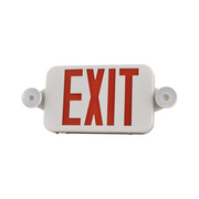 PT-EXL-C-R Series Slim Round Bi-Color LED Exit Sign & Emergency Light Combo