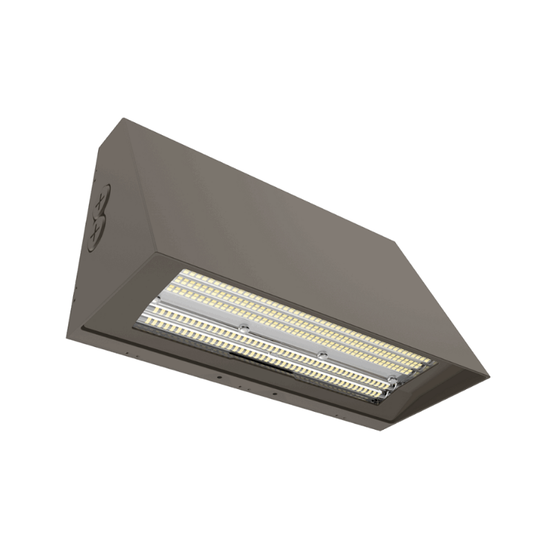 PT-WPF 40W/50W/60W Architectural Full Cut-Off LED Wall Pack with Wattage, 3CCT, and Beam Angle Selector, Up to 8,320 Lumens, 100-277V