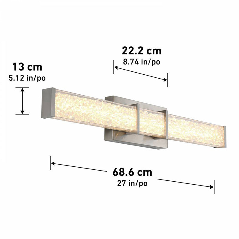 VAN-RIV-NC Royale 1-lt 27" LED Vanity