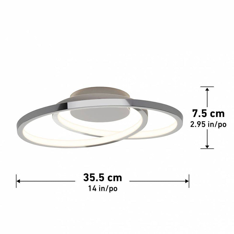 FM-SA Salto 1-lt 14" LED Flush Mount, CCT