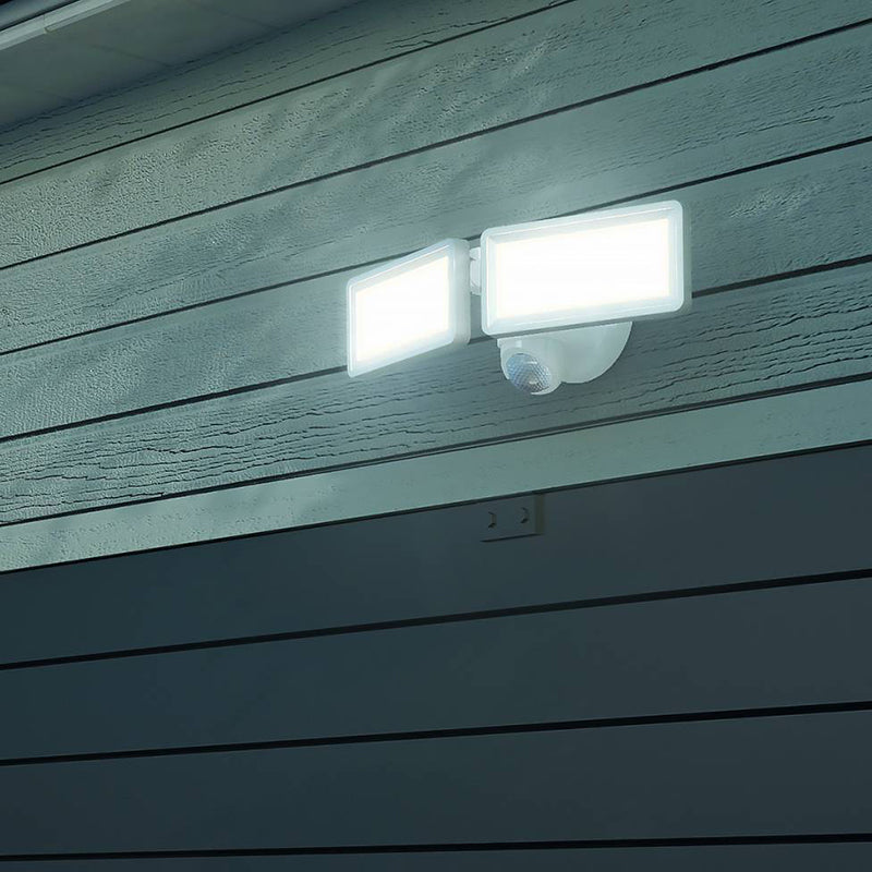 OUT2-DEMP-WT Sentinel 12" LED Flat Panel Security Light
