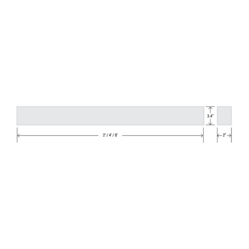 PT-ALP 4ft 20W/24W/32W/40W LED Direct/Indirect Architectural Linear Pendant with 5CCT and Wattage Selector, 120-277V
