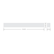 PT-ALP 2ft 10W/12W/16W/20W LED Direct/Indirect Architectural Linear Pendant with 5CCT and Wattage Selector, 120-277V