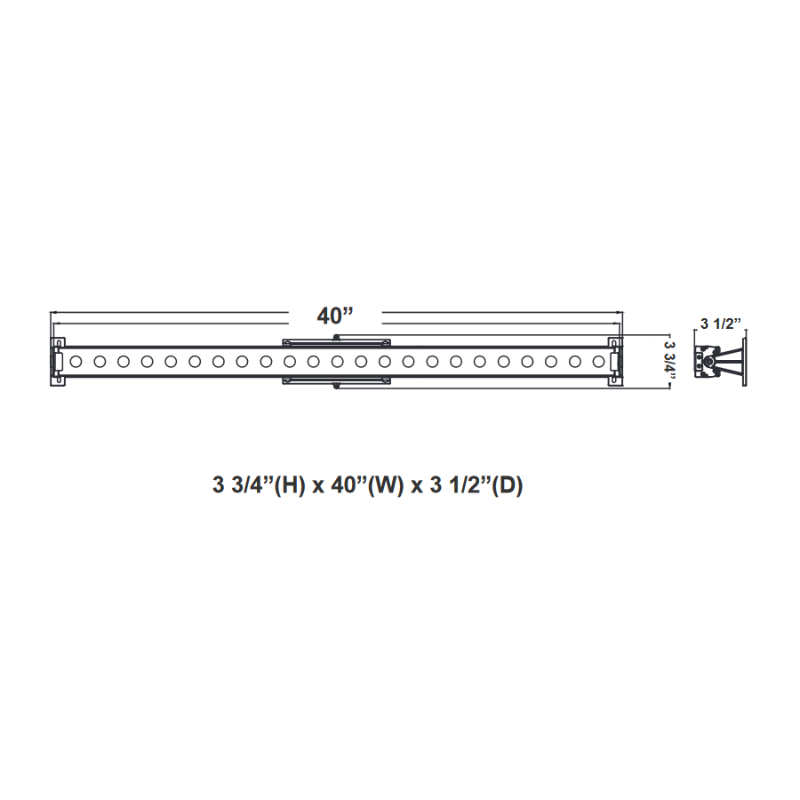 Westgate DMX-WW 36W LED Linear Flood Light
