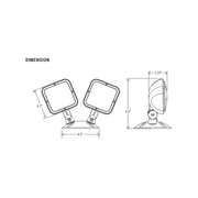 EML-S-WL-2 LED Outdoor Thermoplastic Remote Head