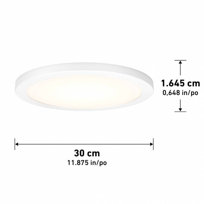 12FLPR-SP Skylight Pro 1-lt 12" LED Flush Mount- Pack of 6