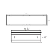 SMK-UNI-14 1' x 4' Troffer and Flat Panel Surface Mount Kit