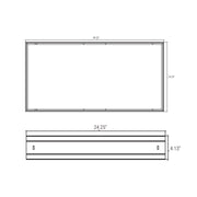 SMK-UNI-24 2' x 4' Troffer and Flat Panel Surface Mount Kit