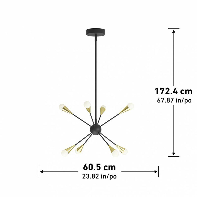PDT-SPC-BGJ Wayden 24" LED Pendant, 3 CCT