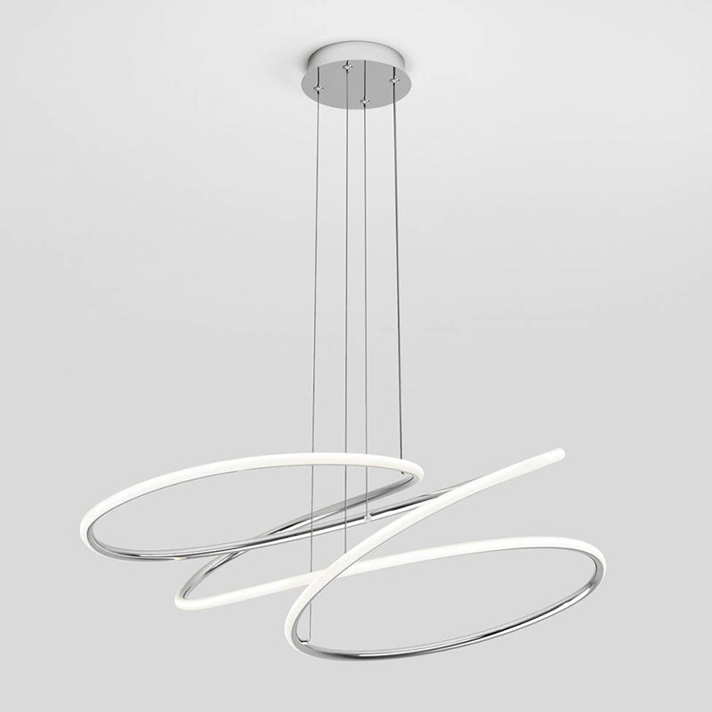 PDT-SBC-CR Swirl Butterfly 1-lt 34" LED Pendant, CCT