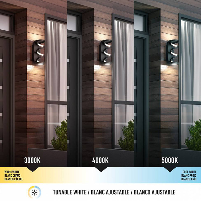 OUT-SWR-MB Swirl 1-lt 15" Tall LED Outdoor Wall Light