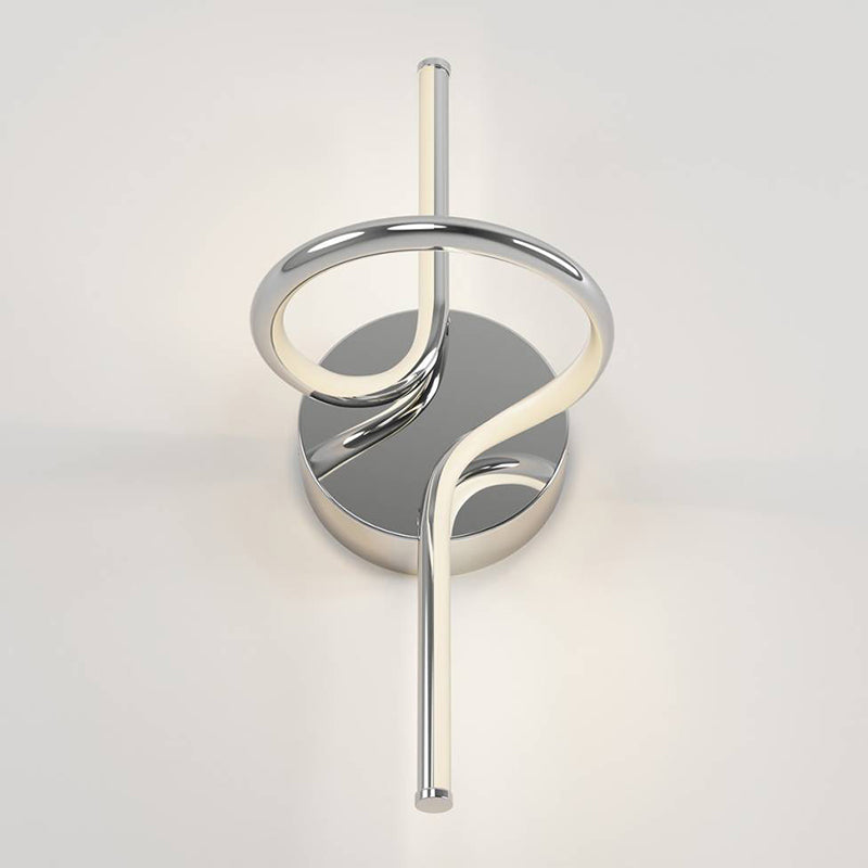 SCO-SWC Swirl 1-lt 16" Tall LED Wall Light, CCT