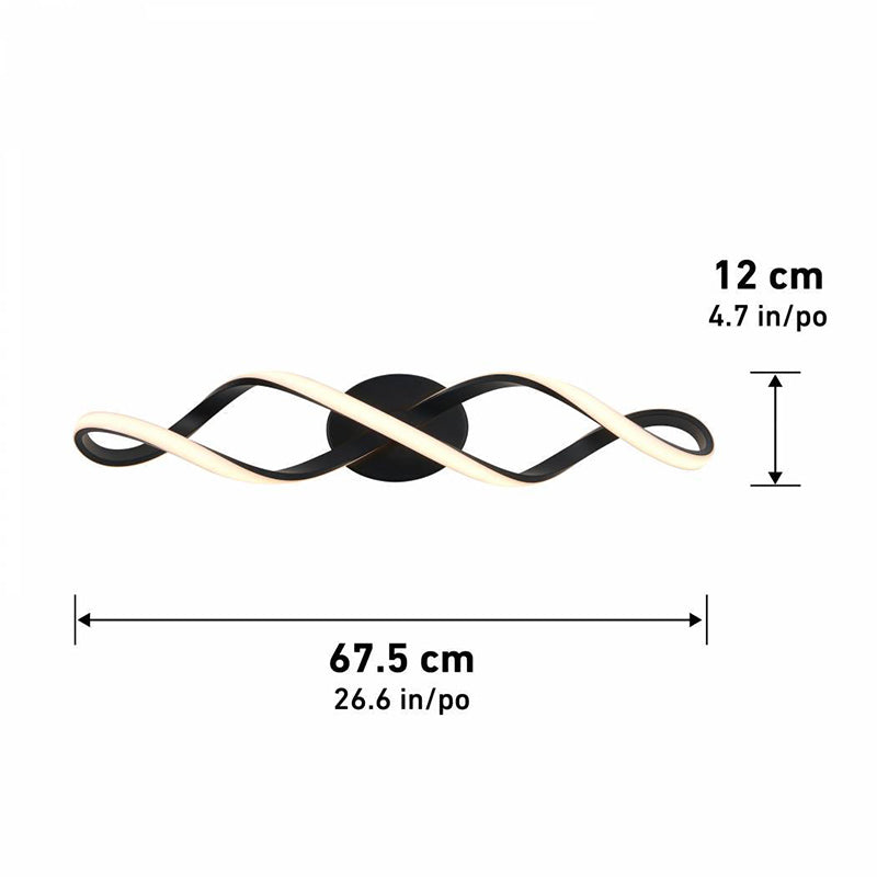 VAN-SWR Swirl 1-lt 27" LED Vanity